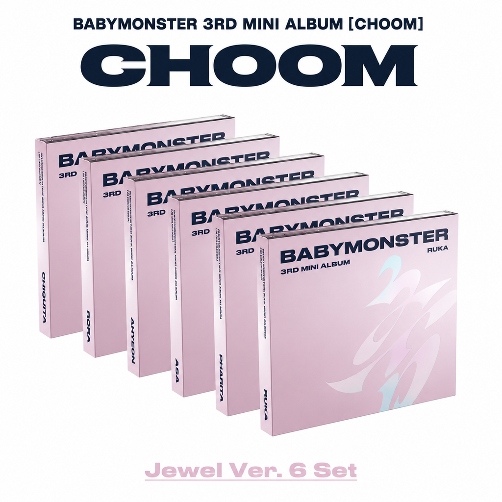 BABYMONSTER CHOOM Standard + Jewel Album Bundle (2-Album Set)
