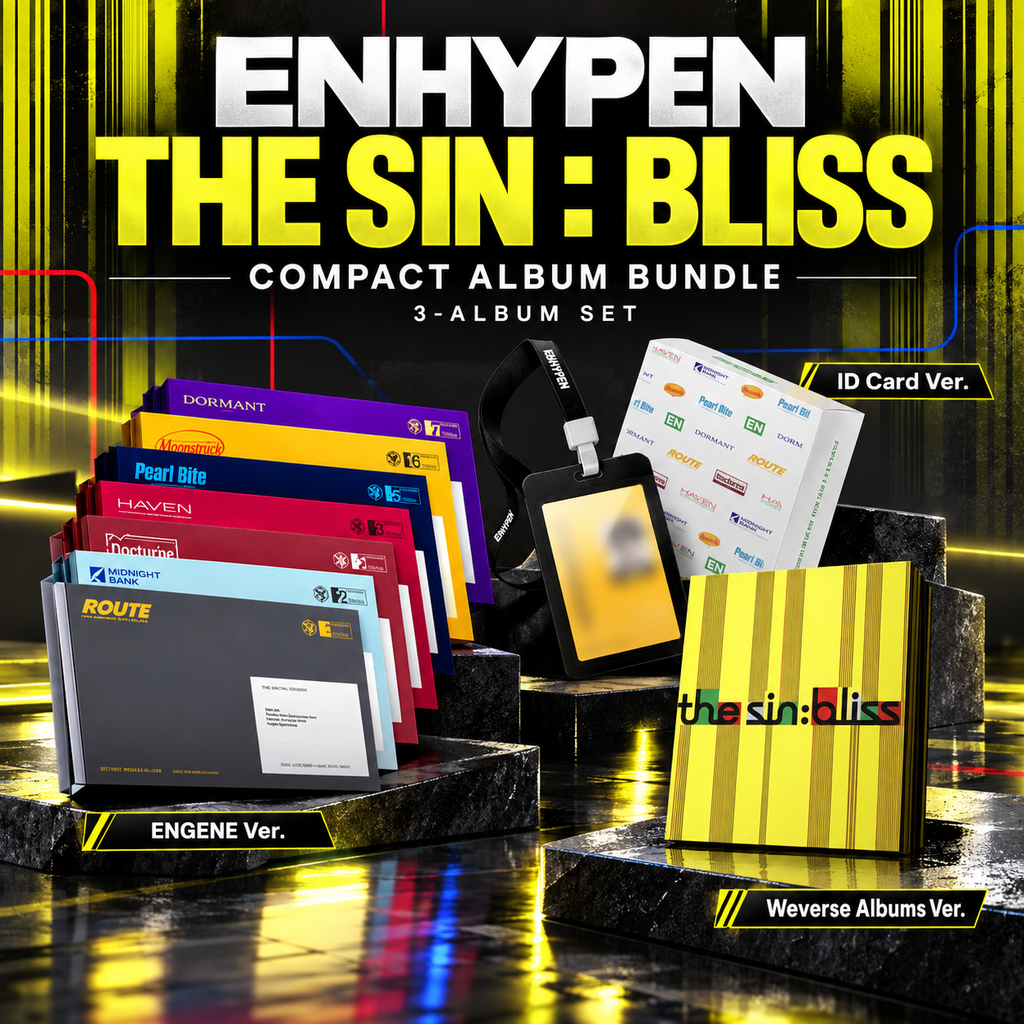 ENHYPEN THE SIN : BLISS Compact Album Bundle (3-Album Set)