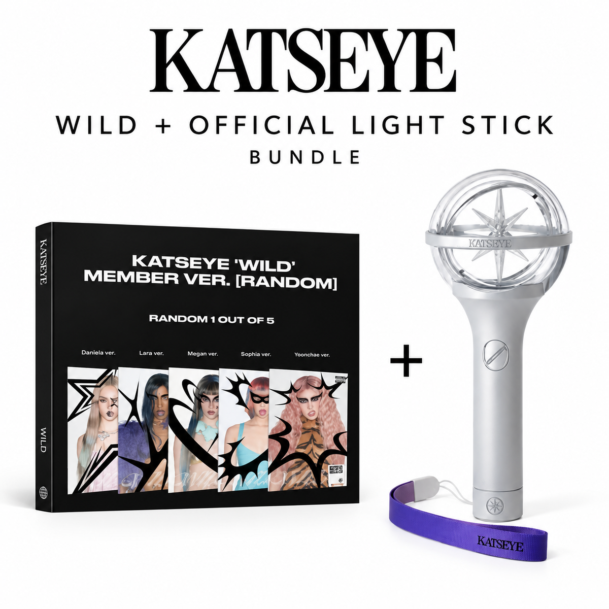 KATSEYE WILD + Light Stick Bundle
