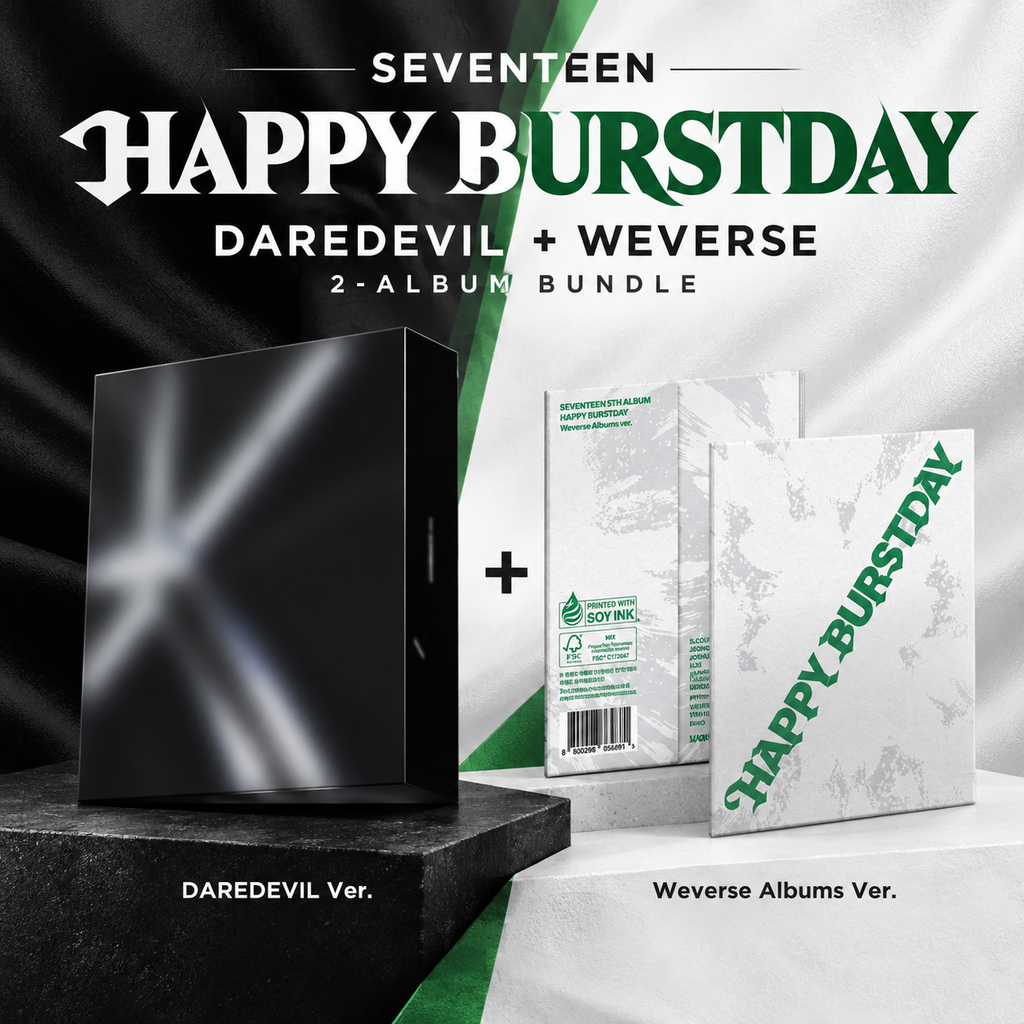 SEVENTEEN HAPPY BURSTDAY Daredevil + Weverse Bundle (2-Album Set)