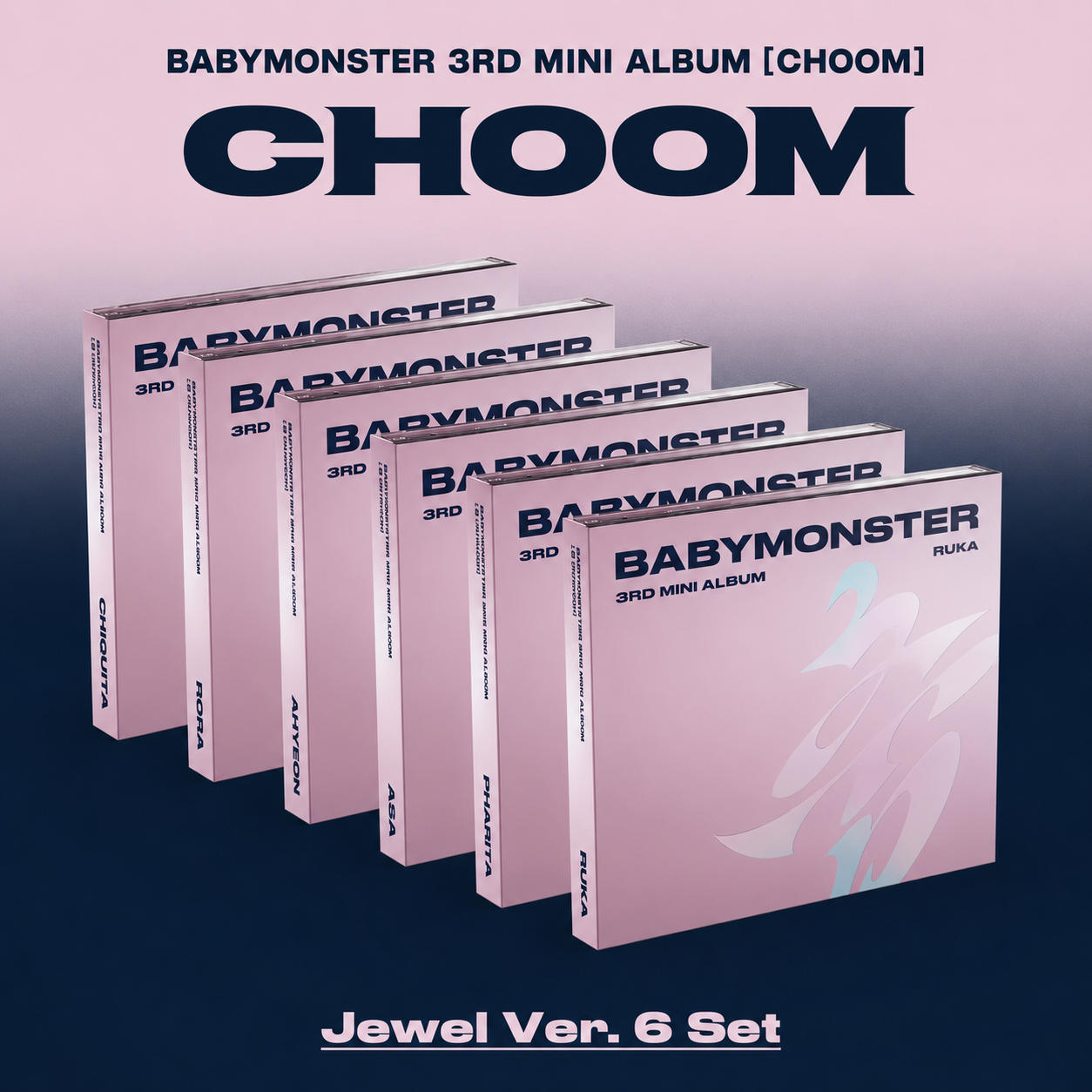 BABYMONSTER 3rd Mini Album CHOOM (Jewel VER.)