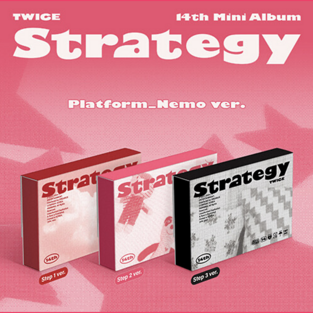 TWICE Strategy Album Bundle (3-Album Set)